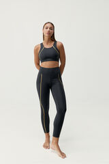 Born Living Yoga Legging Pretas Douradas preto