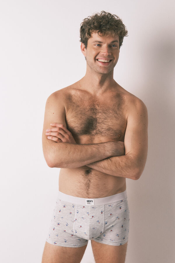 Women'secret Pack de 2 boxers de cuecas para esqui azul