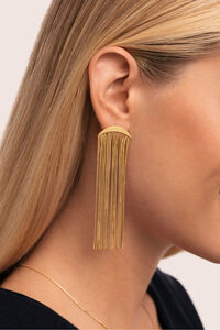 Singularu Pendientes Cleopatra Acero Ba&ntilde;o Oro