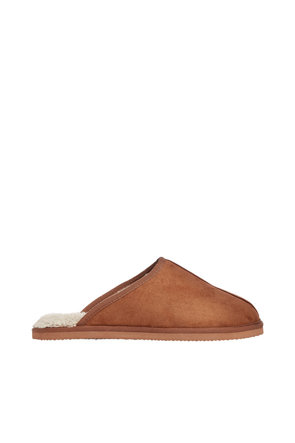 Jack & Jones Chinelos de borrego cru