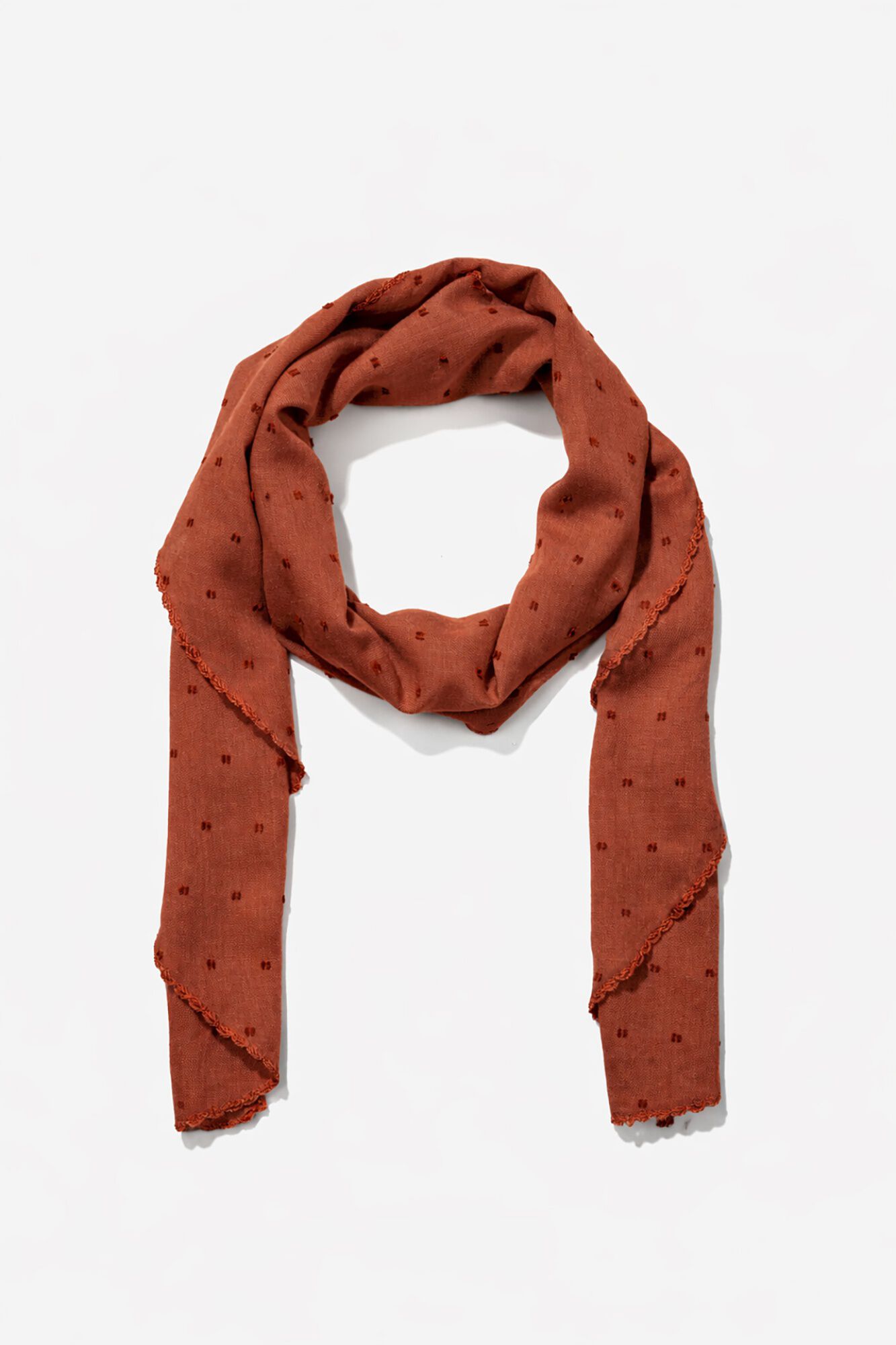 Vilanova Len&ccedil;o triangular bordado