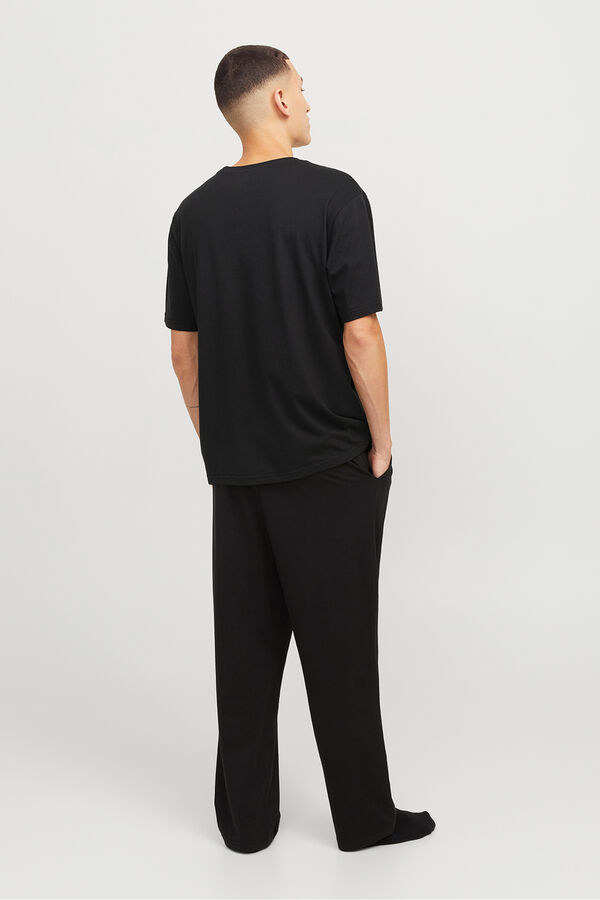 Jack & Jones Pacote de T-shirt e calça preto