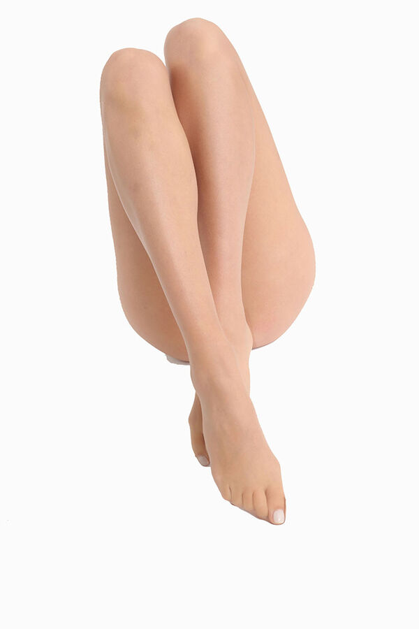 DIM Collant de verão Teint de Soleil transparente efeito natural bege