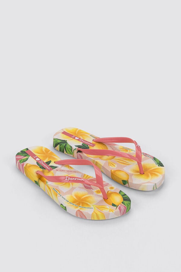 Ipanema Chinelos estampado floral tropical estampado