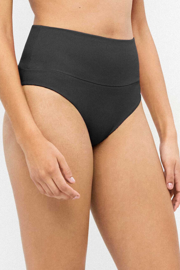 Gisela Cueca de biqu&iacute;ni multiposi&ccedil;&atilde;o preto