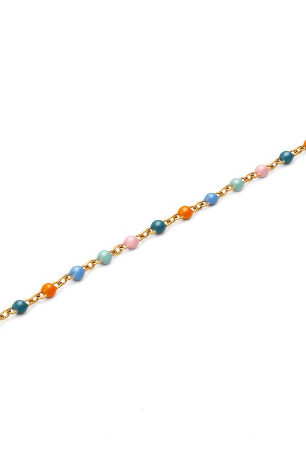 Singularu Colar Dots Alpine Banho Ouro multicolour