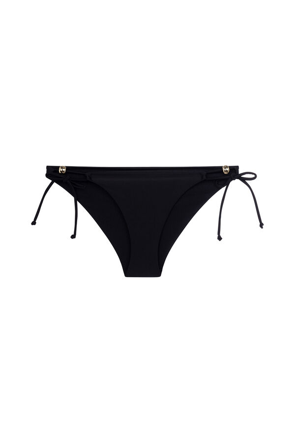 Dorina Cueca de biqu&iacute;ni com la&ccedil;o lateral Togo mago preto