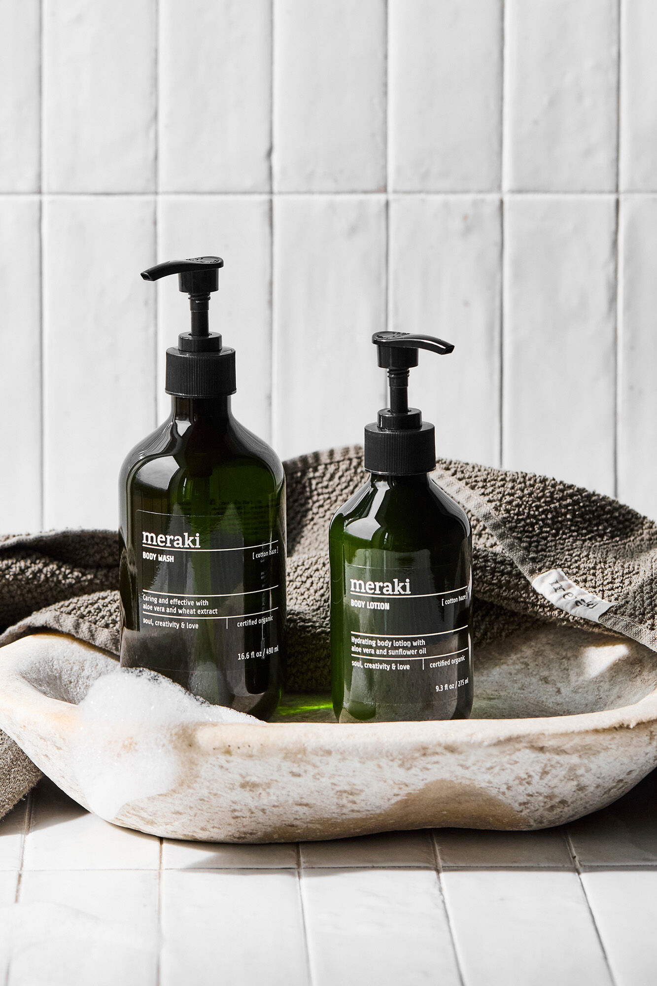 Meraki Crema de cuerpo Cotton Haze 