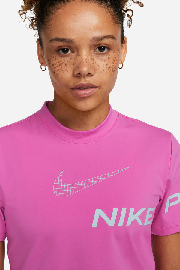 Womensecret Camiseta Nike Crop Dri-fit fucsia
