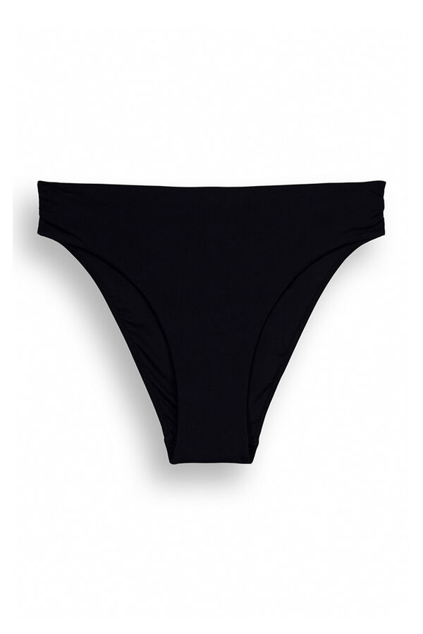 Womensecret Black high-rise bikini bottoms black