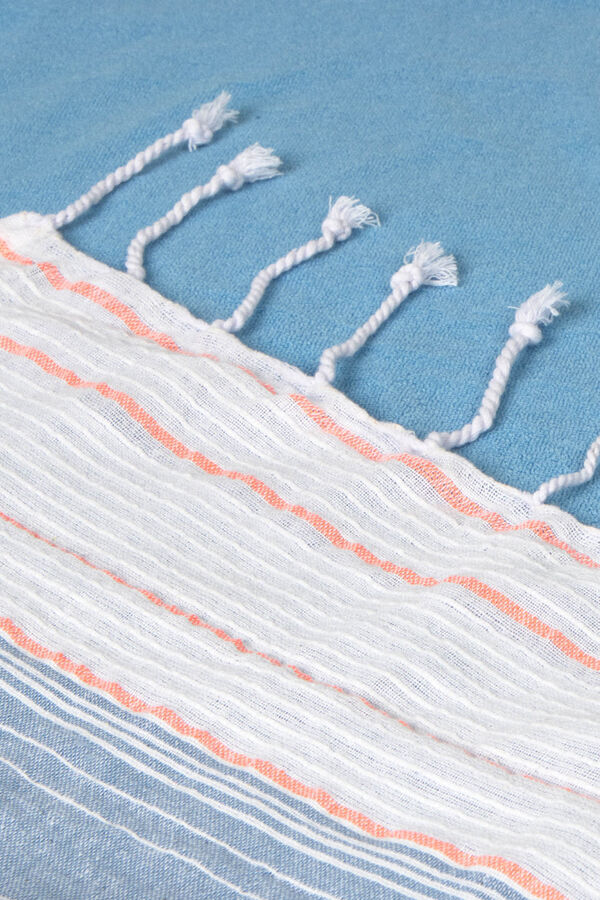 Textura Toalla de playa rayas estampado