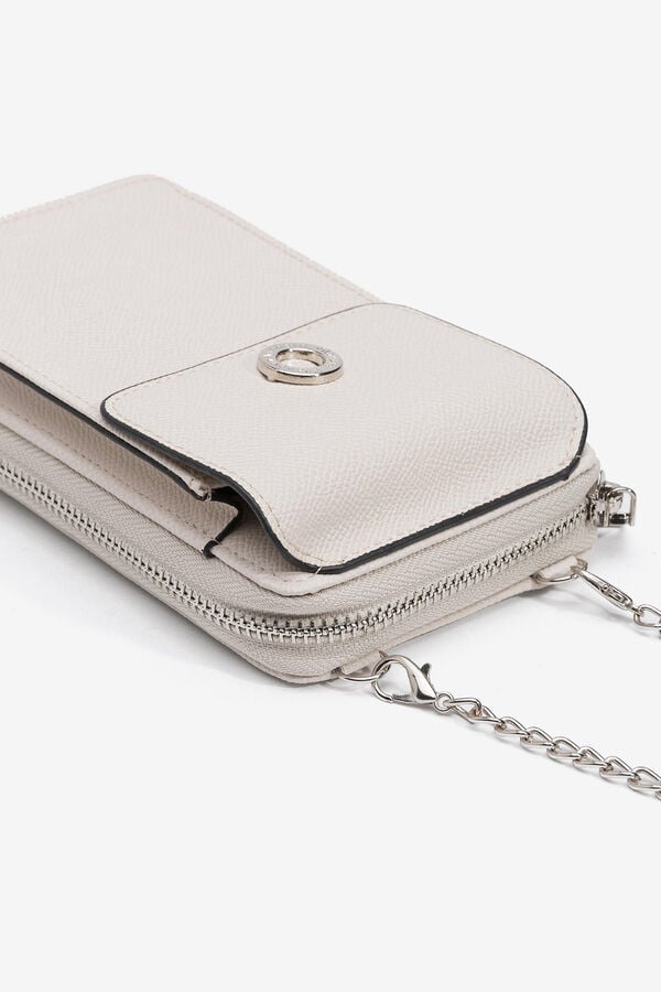 Womensecret Bolso para Móvil con Monedero  beige