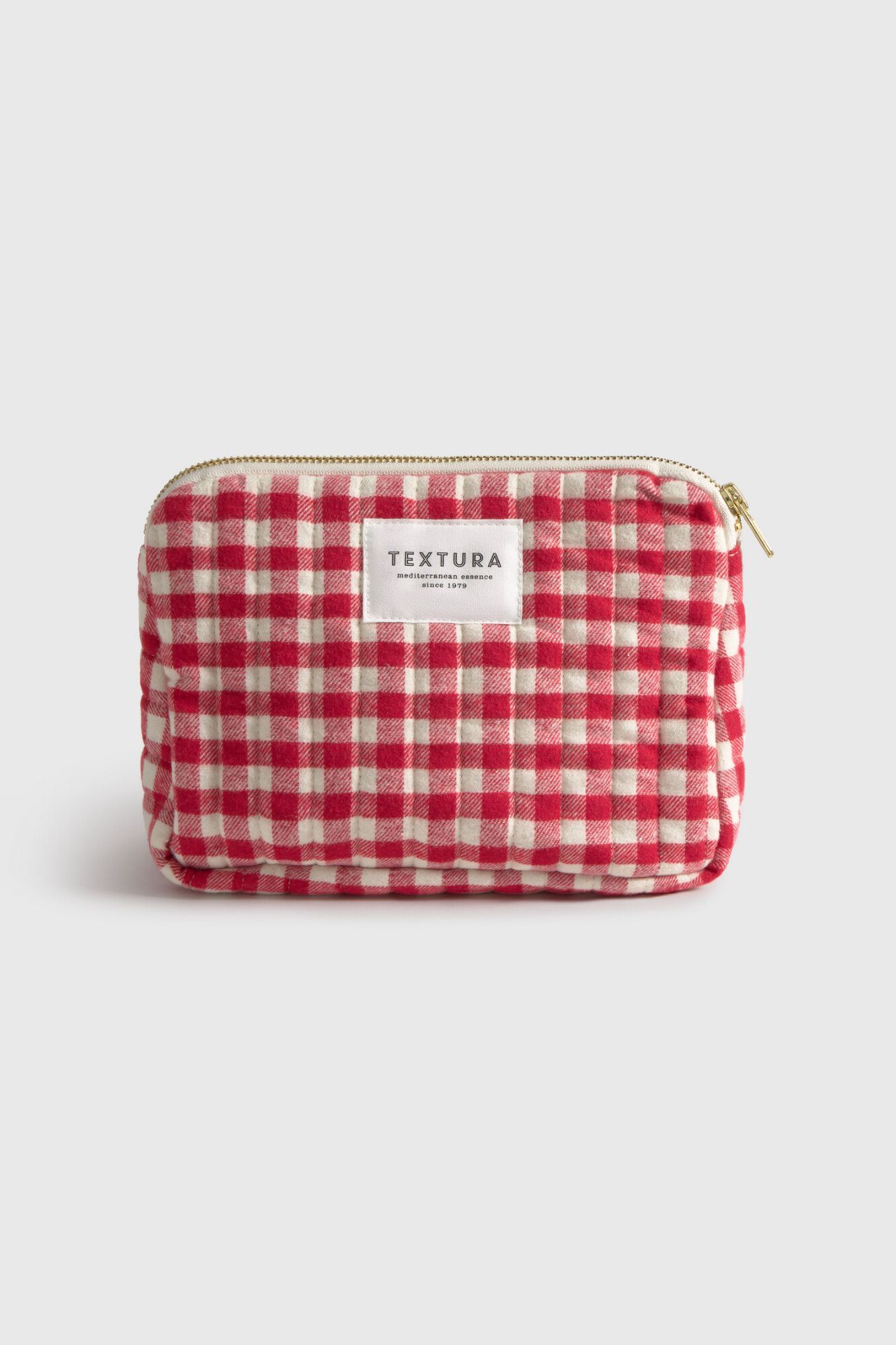 Textura N&eacute;cessaire vichy vermelho