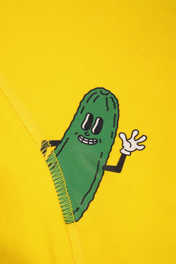 Happy Socks Pacote de cuecas boxer curtas Pickles branco