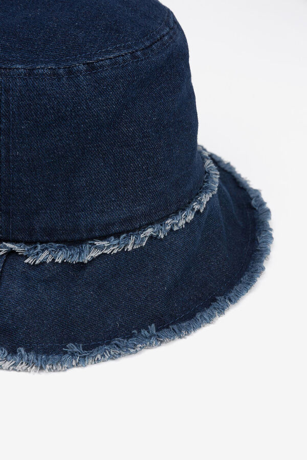 Vilanova Sombrero Bucket de Denim azul