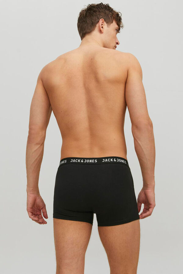 Jack & Jones Pack de 2 boxers lisos preto