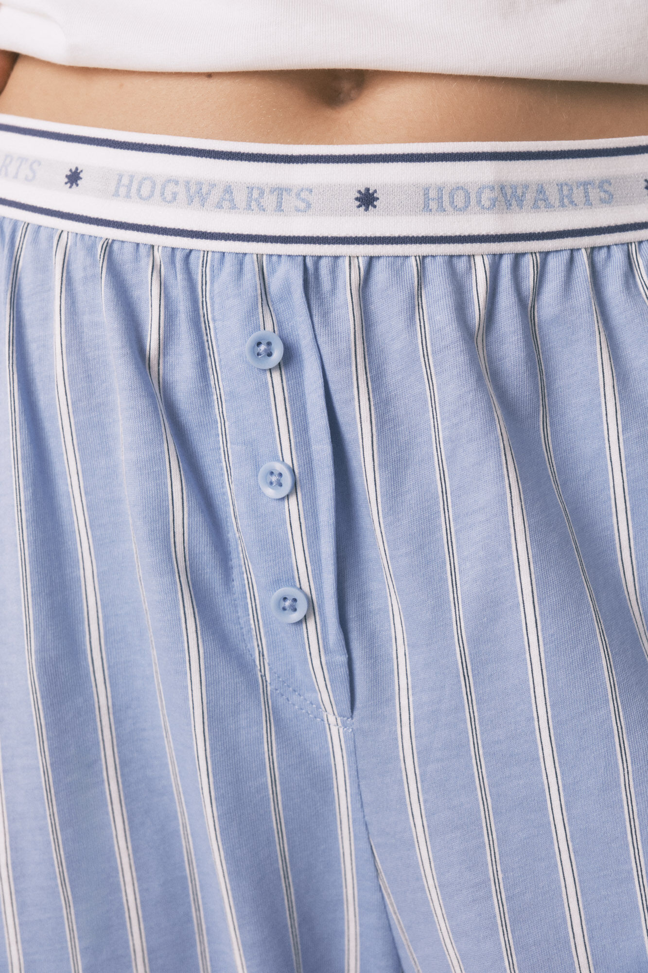 Women'secret Pijama comprido de algod&atilde;o riscas Harry Potter