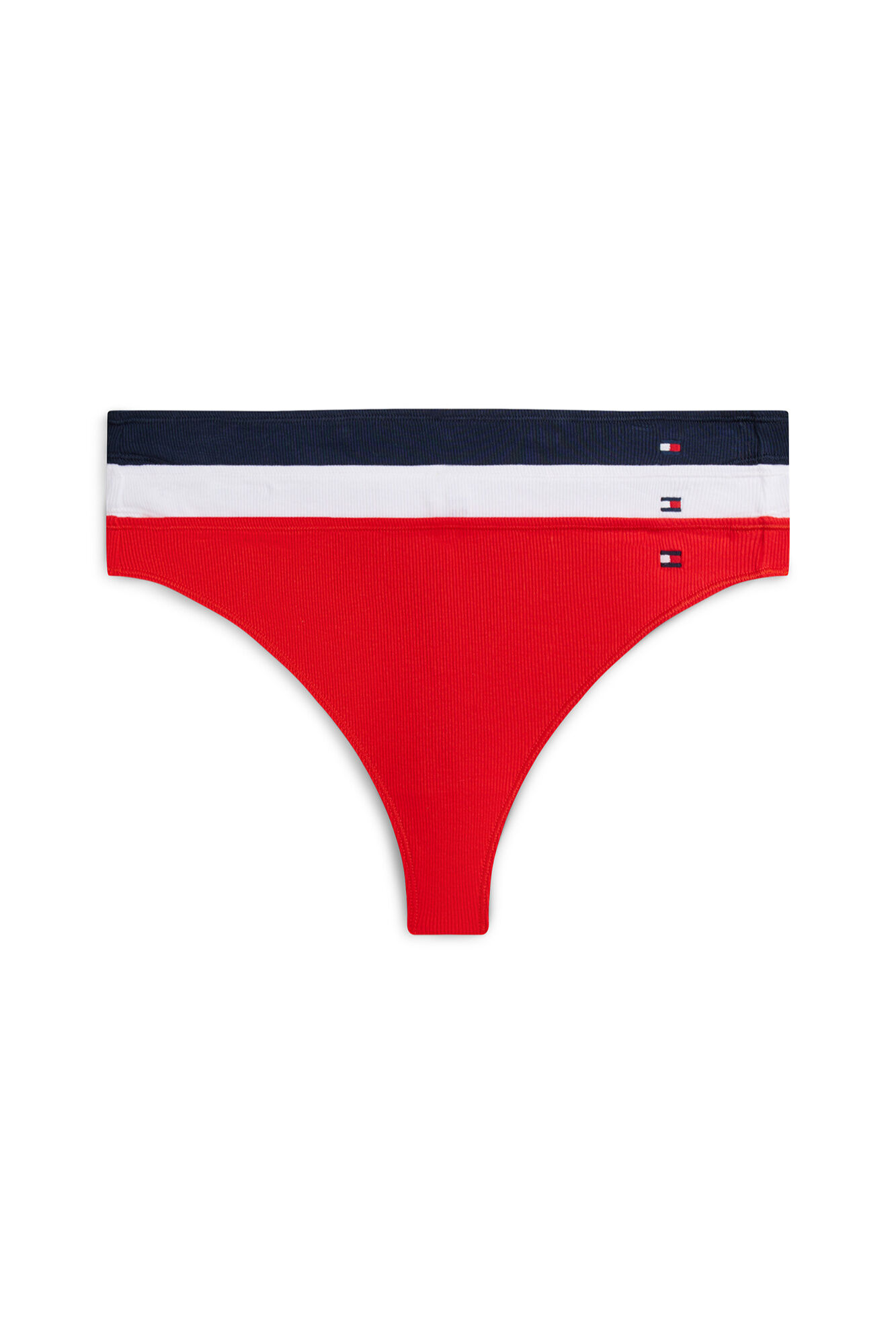 Tommy Hilfiger Pack de 3 cuecas tanga com logo lateral