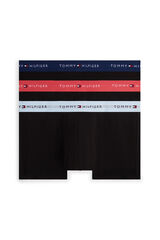 Tommy Hilfiger Pacote com 3 Boxers de Algodão preto