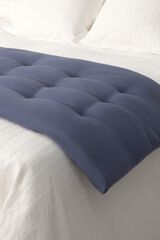 Textura Topper acolchoado azul
