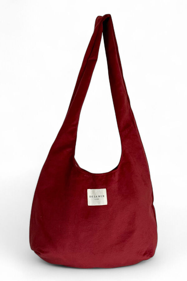 De La Mur Bolsa Ovalada Bore burdeos