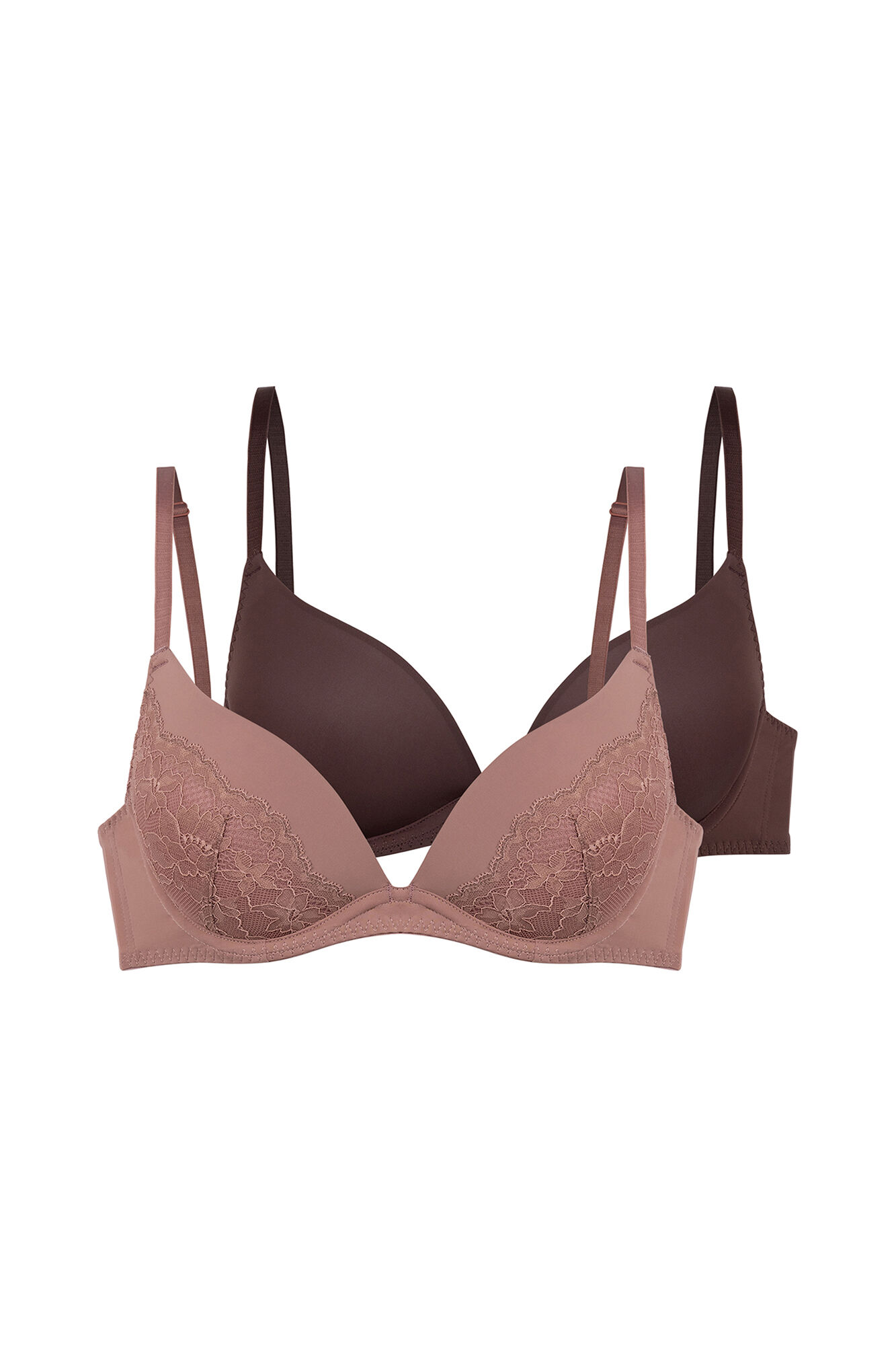 Dorina Pack 2 sujetadores push-up escote profundo Willa