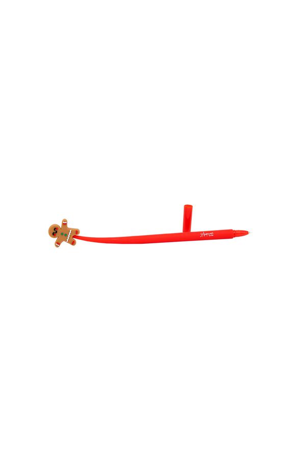 Mr. Wonderful Caneta Flex Vermelha Gingerbread estampado