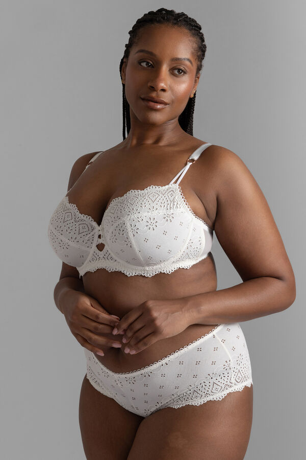 Dorina Sujetador Balconette aros encaje beige