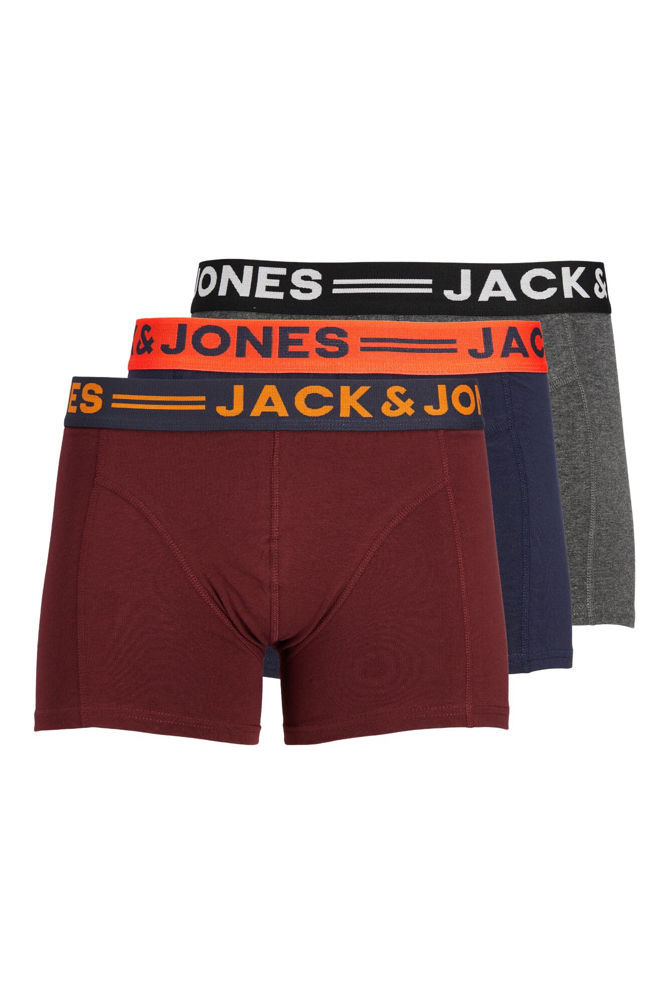 Jack & Jones Pack 3 b&oacute;xers