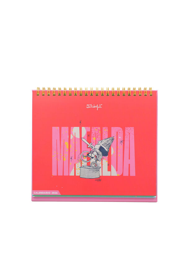 Mr. Wonderful 2026 Desk Calendar - Mafalda printed