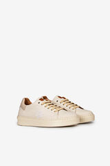 Popa Zapatilla sneaker Vicort lona beige bege