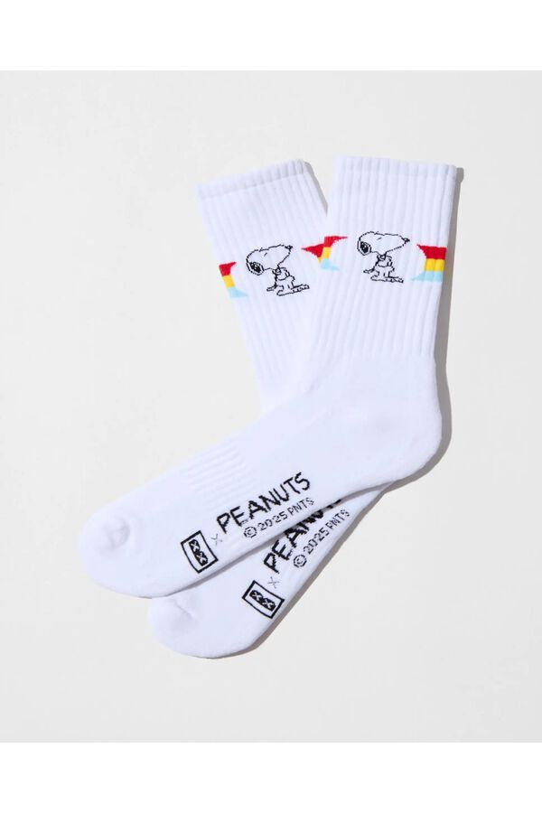 Besocks Meias altas desportivas BESOCKS Snoopy branco