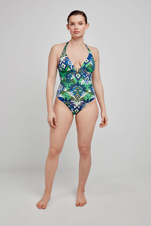 Gisela Fato de banho estampado sem aro estampado