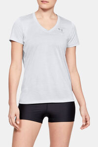 Womensecret Camiseta cuello de pico UA Tech cinzento