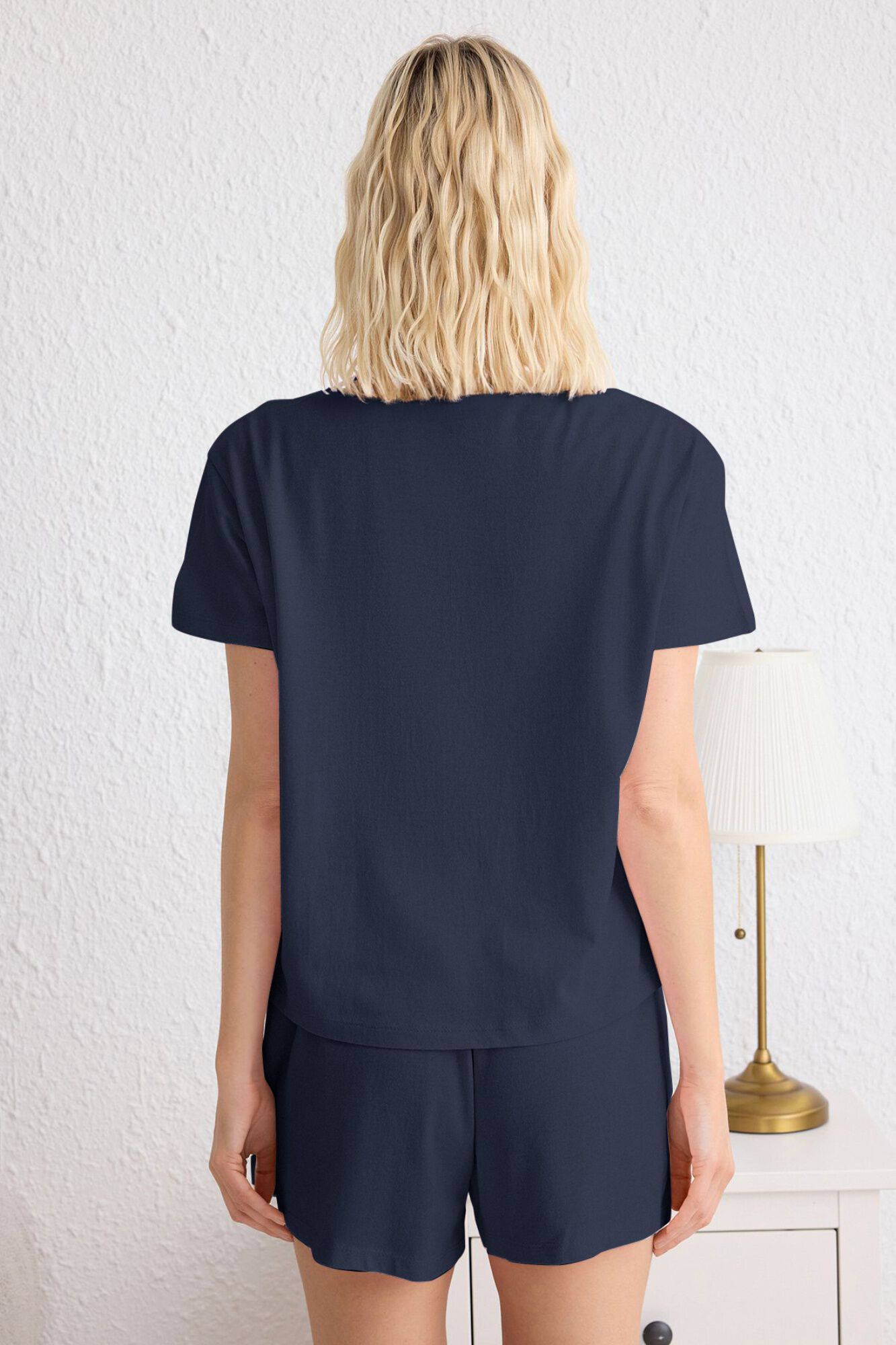 Trendyol Conjunto de pijama curto cora&ccedil;&atilde;o