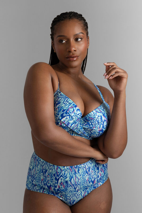 Dorina Cueca cintura alta Ventura estampado