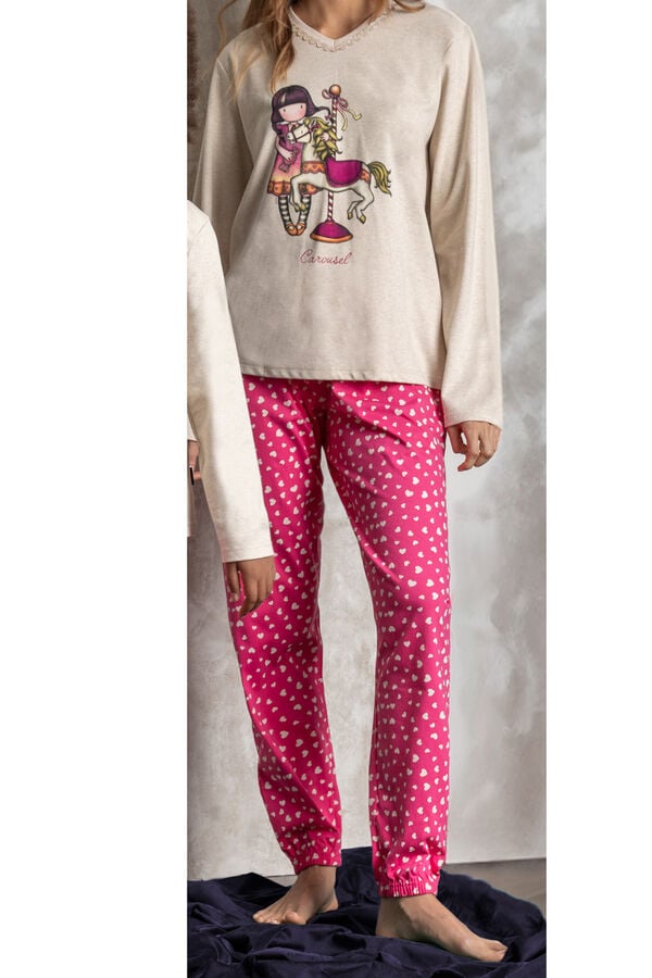 Admas Pijama Pijama A bege