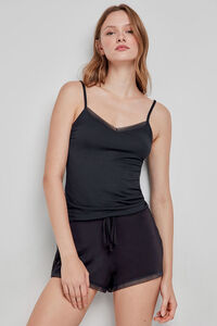 Gisela Pijama de alças azul