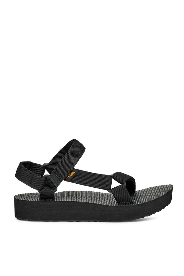 Teva Sandália plataforma preto