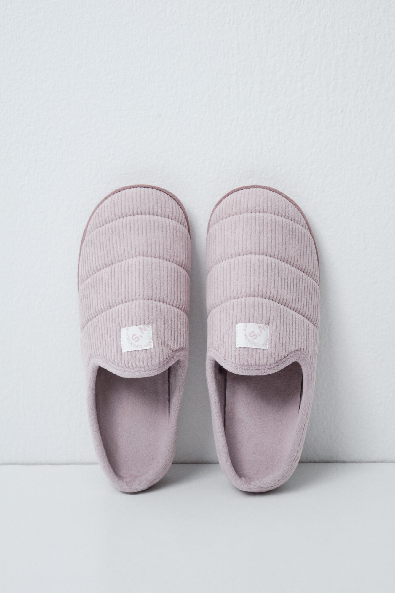 Women'secret Chinelos de quarto com sola acolchoada rosa
