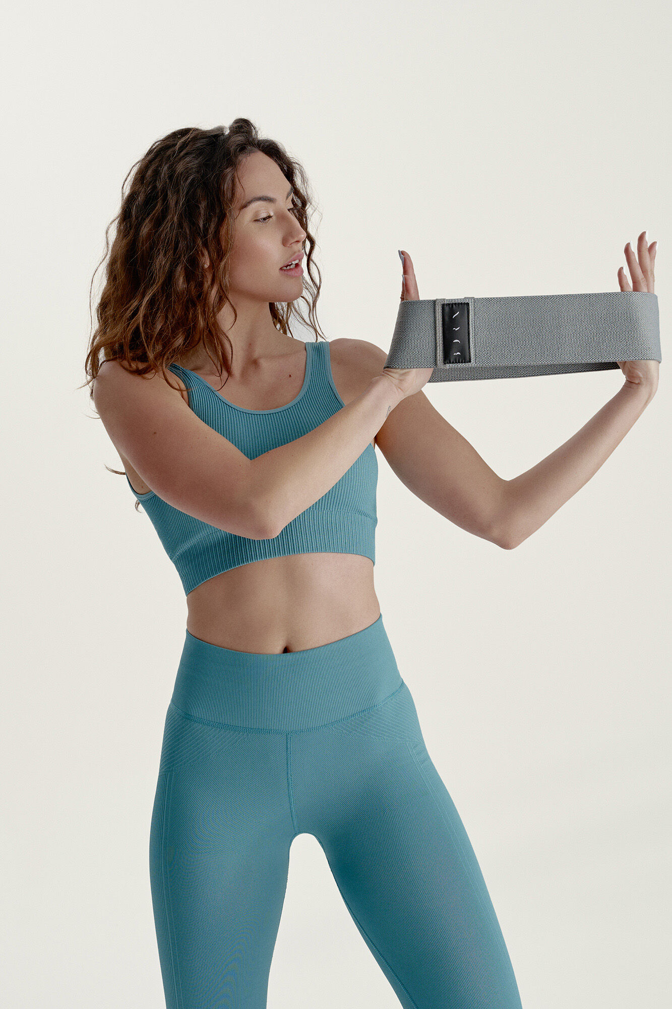 Born Living Yoga Bandas El&aacute;sticas Black & Medium Grey