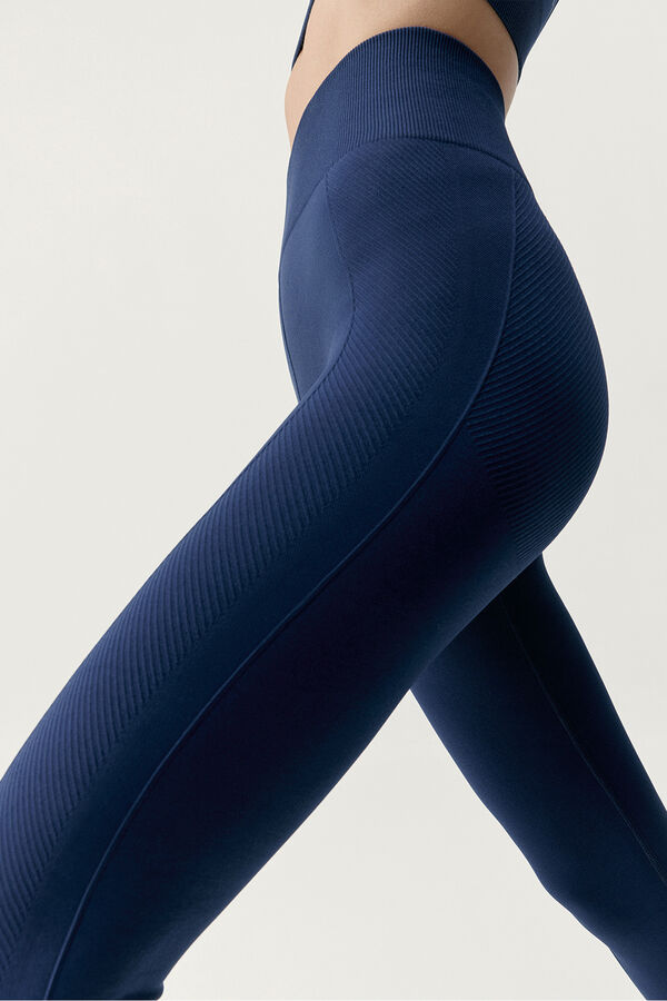 Born Living Yoga Legging Sarvan Iceberg Verde azul