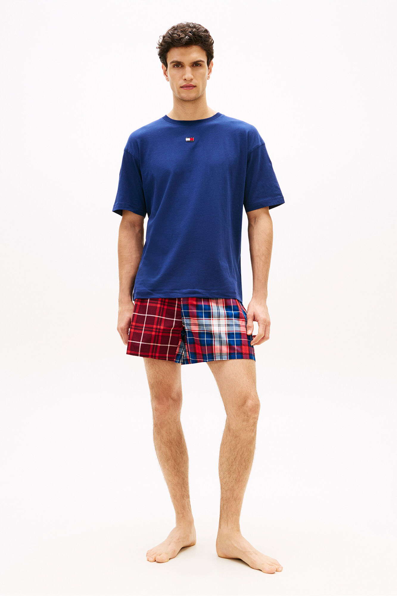 Tommy Hilfiger Conjunto de pijama curto com T-shirt e boxer