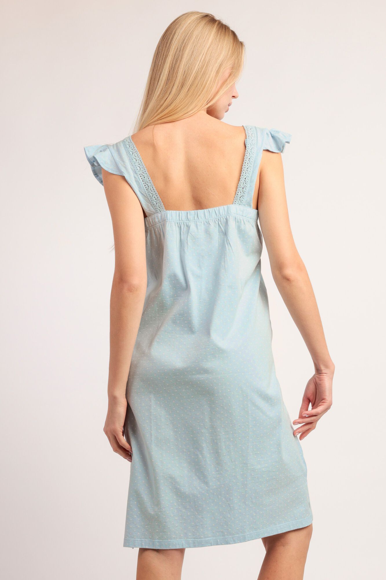 Admas Camis&oacute;n tirantes volantes lunares