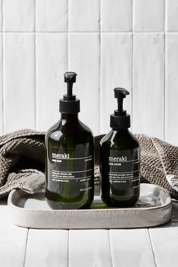 Meraki Cotton Haze Hand Soap  black