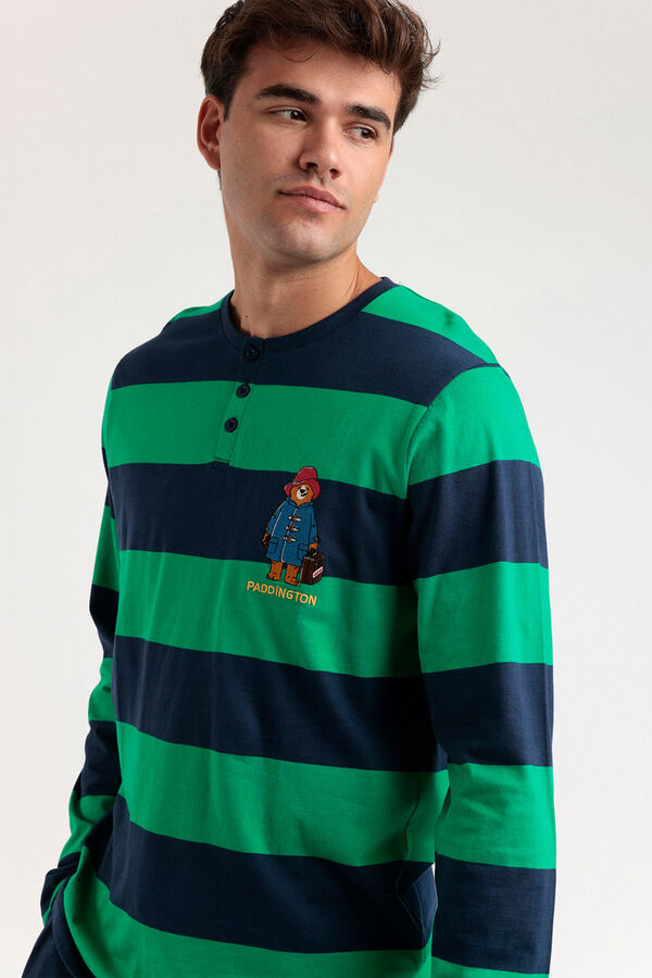 Admas Pijama Pijama comprido Rugby Paws B azul