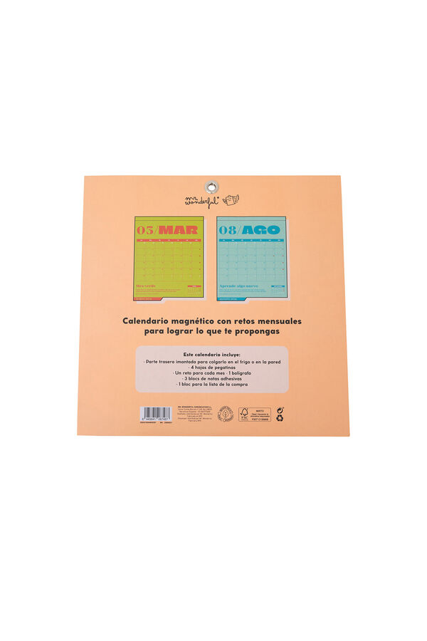 Mr. Wonderful Calend&aacute;rio de parede magn&eacute;tico 2026 - N&atilde;o &eacute; para os chatos estampado