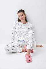 Women'secret Pijama comprido branco Snoopy branco