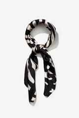 Vilanova Zebra Satin Bandana black