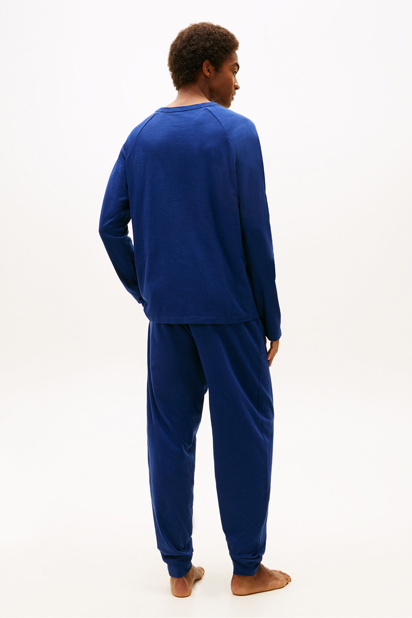 Tommy Hilfiger Pijama comprido de malha com logo na cintura